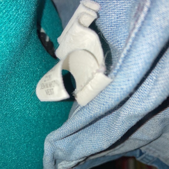 Lucky denim vest. Size medium. Gathered in back. - Picture 5 of 6